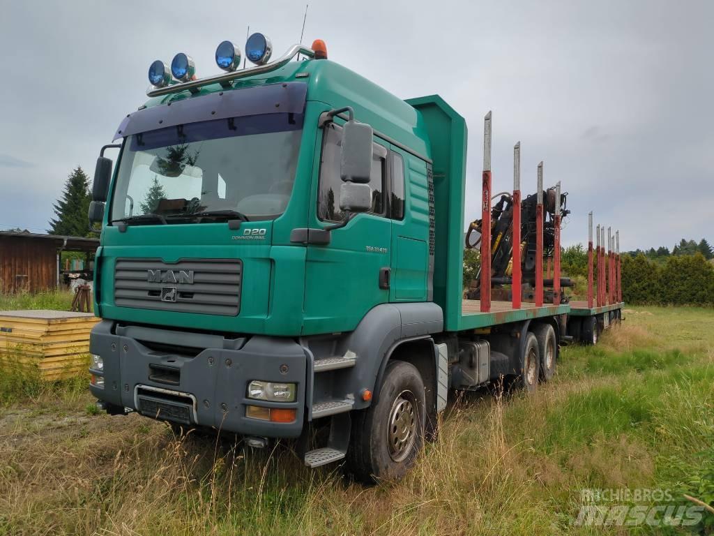 MAN TGA 33.430 木材运输车