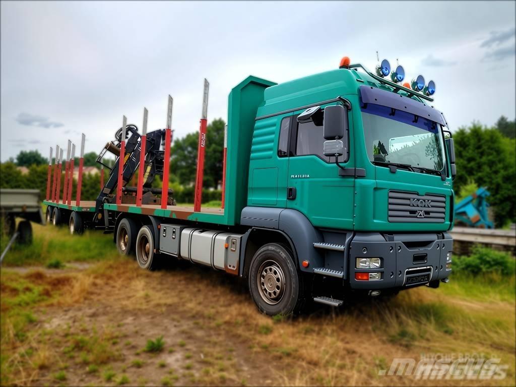 MAN TGA 33.430 木材运输车