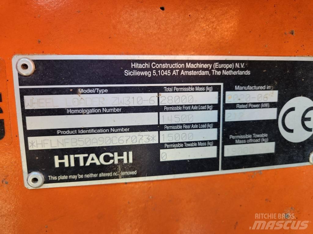Hitachi ZW310-6 轮式装载机