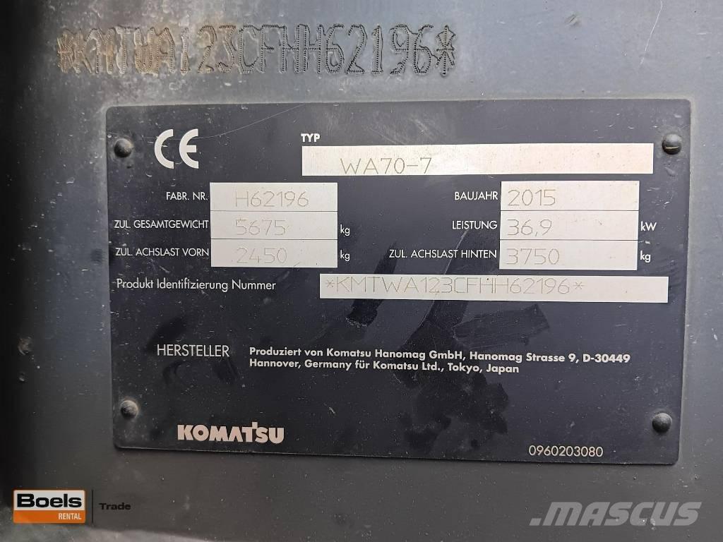 Komatsu WA 70-7 轮式装载机