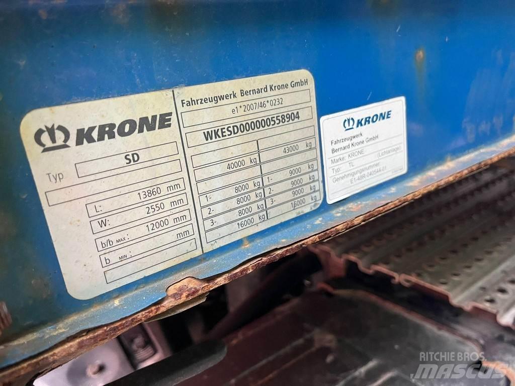 Krone SD 侧帘半挂车