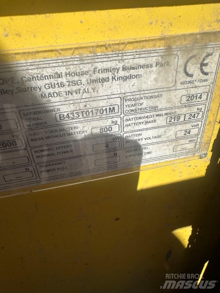 Hyster P 2.0 行走式堆垛机