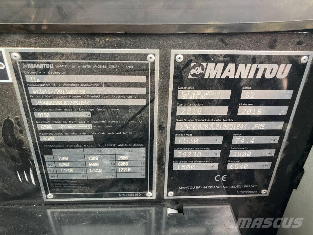 Manitou MLT 630-105 伸缩臂叉装车|叉装车