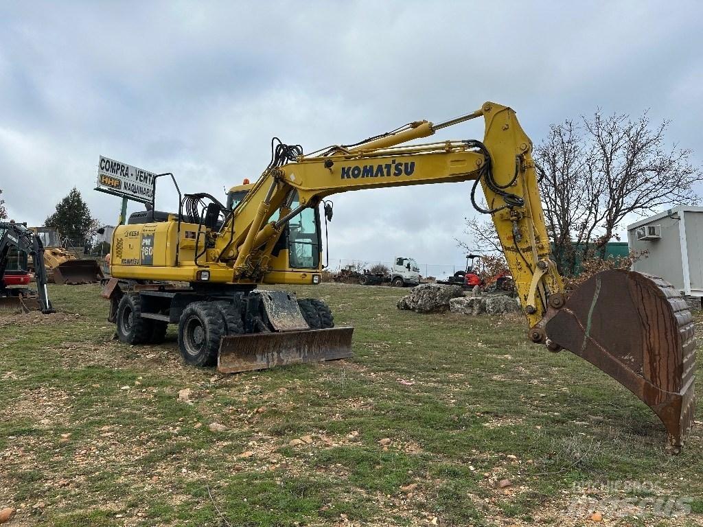 Komatsu PW 160-7E0 轮式挖掘机