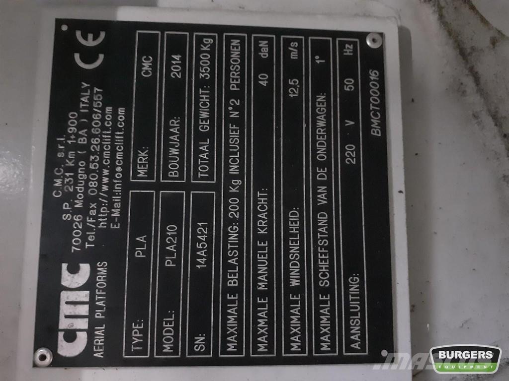 CMC PLA 210 直臂高空工作平台