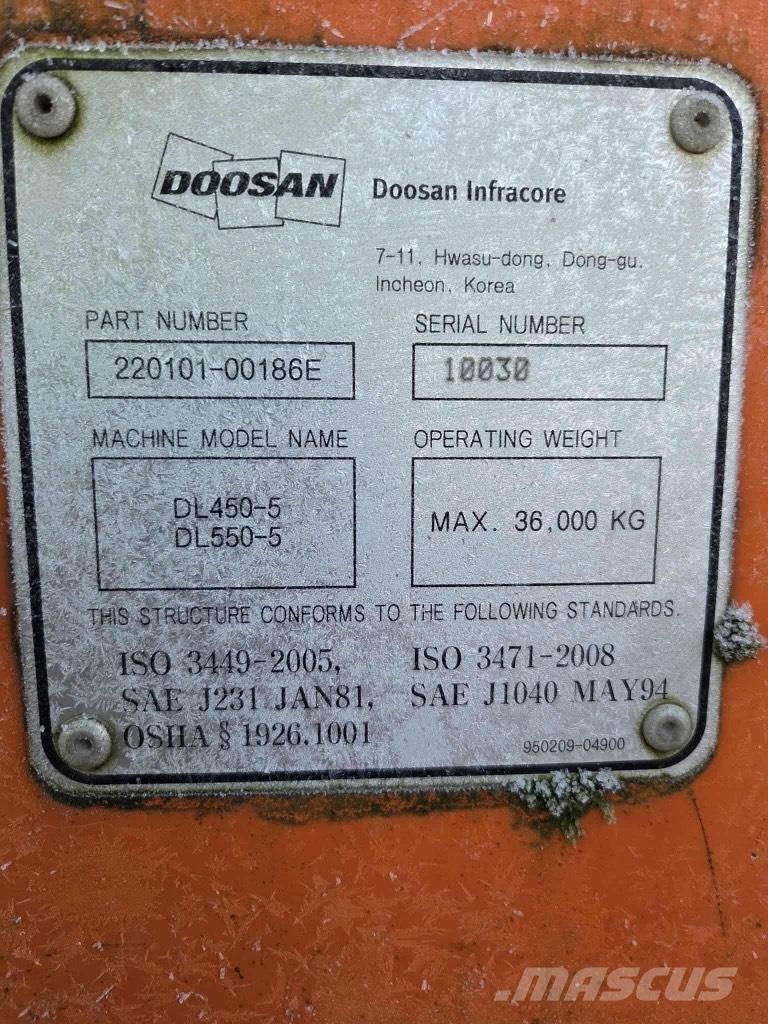 Doosan DL 450-5 轮式装载机
