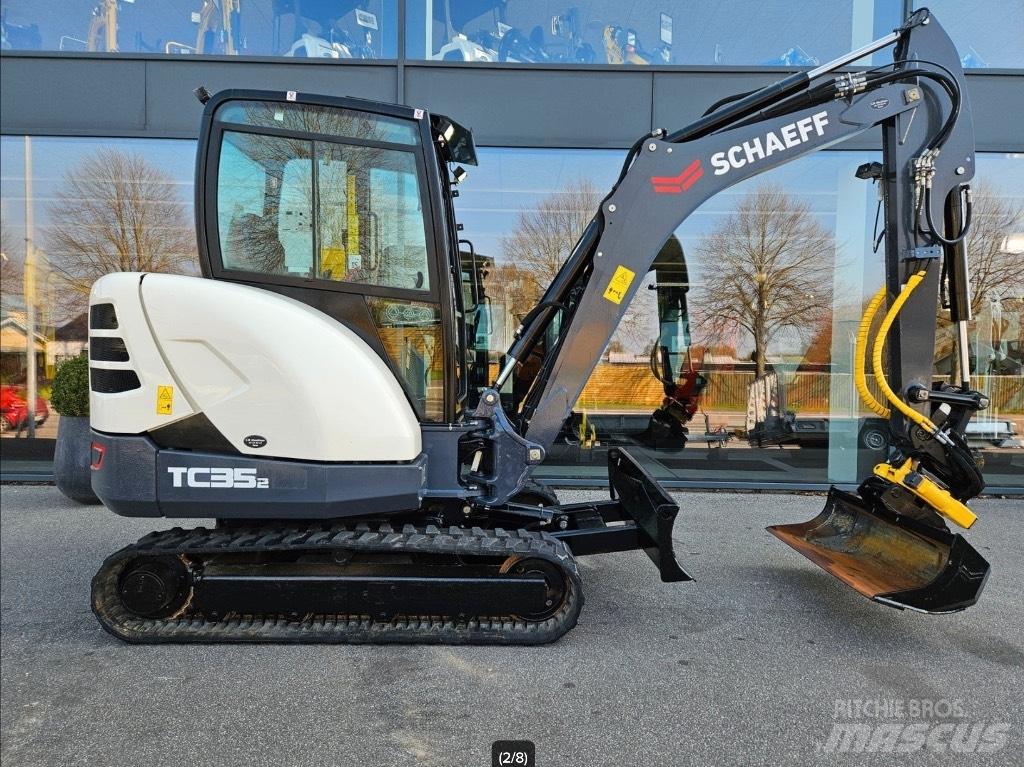 Terex tc35-2 小型挖掘机