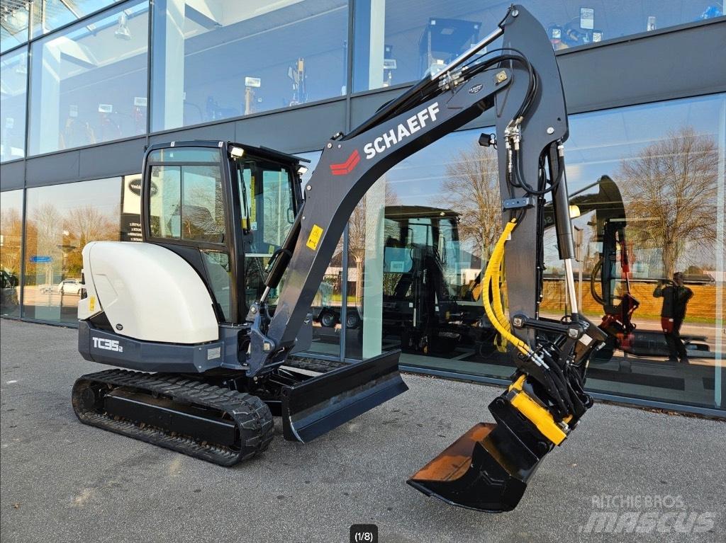 Terex tc35-2 小型挖掘机