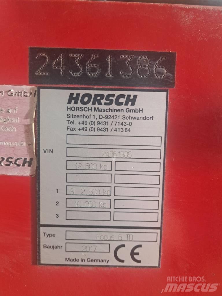 Horsch Focus 6 TD 条播机