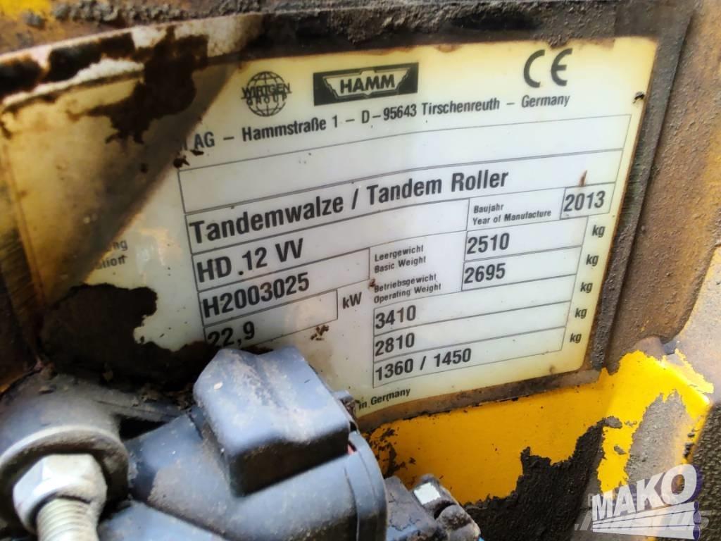 Hamm HD 12 VV 双轮压路机