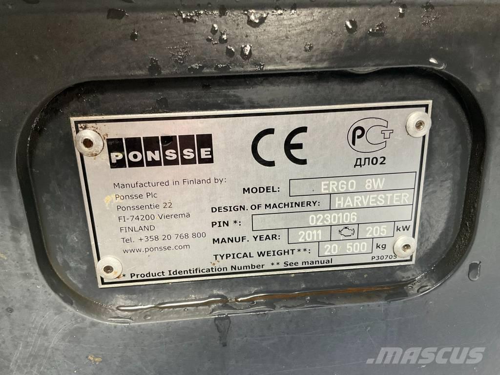 Ponsse ERGO 8W 收割机