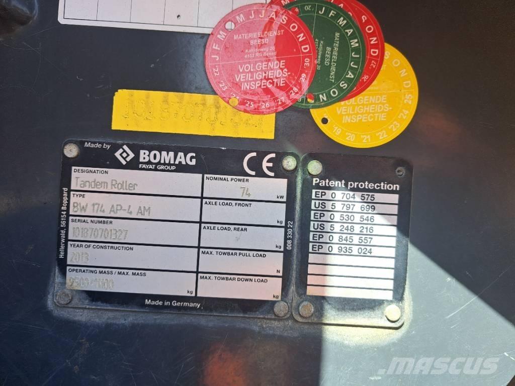 Bomag BW174 AP-4 AM 双轮压路机