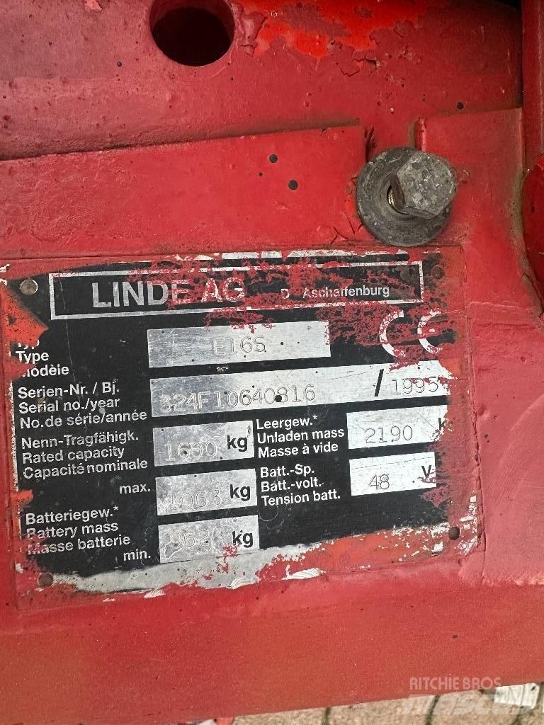 Linde E 16 S 电动叉车
