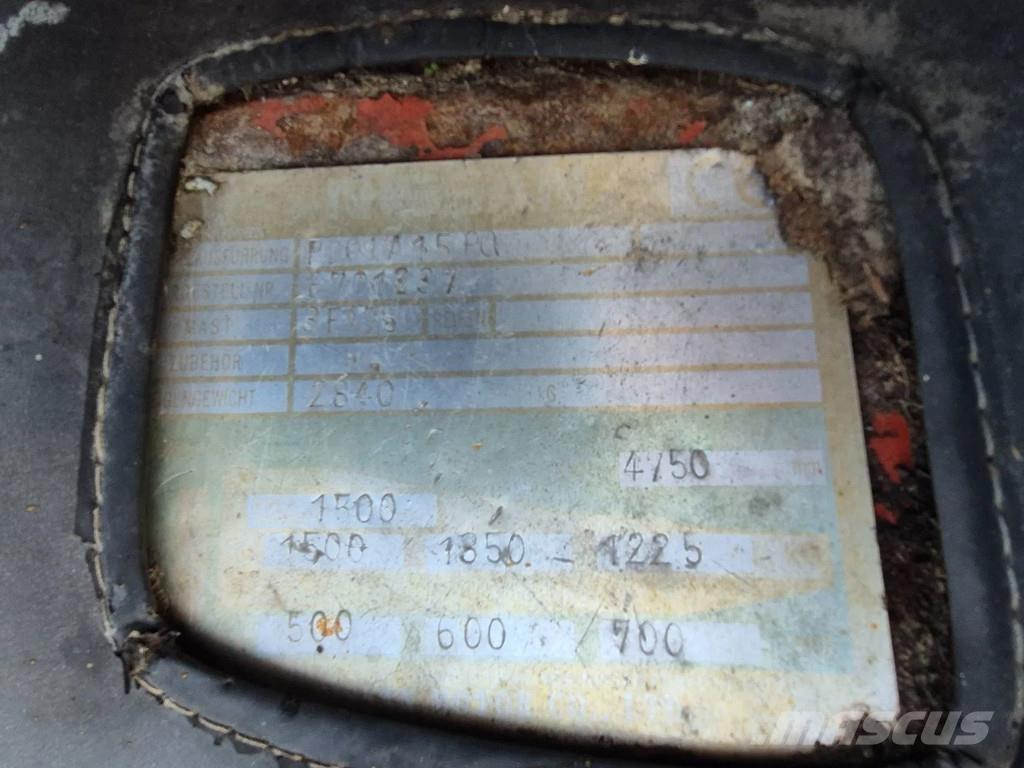 Nissan pd01a15po 天然气叉车