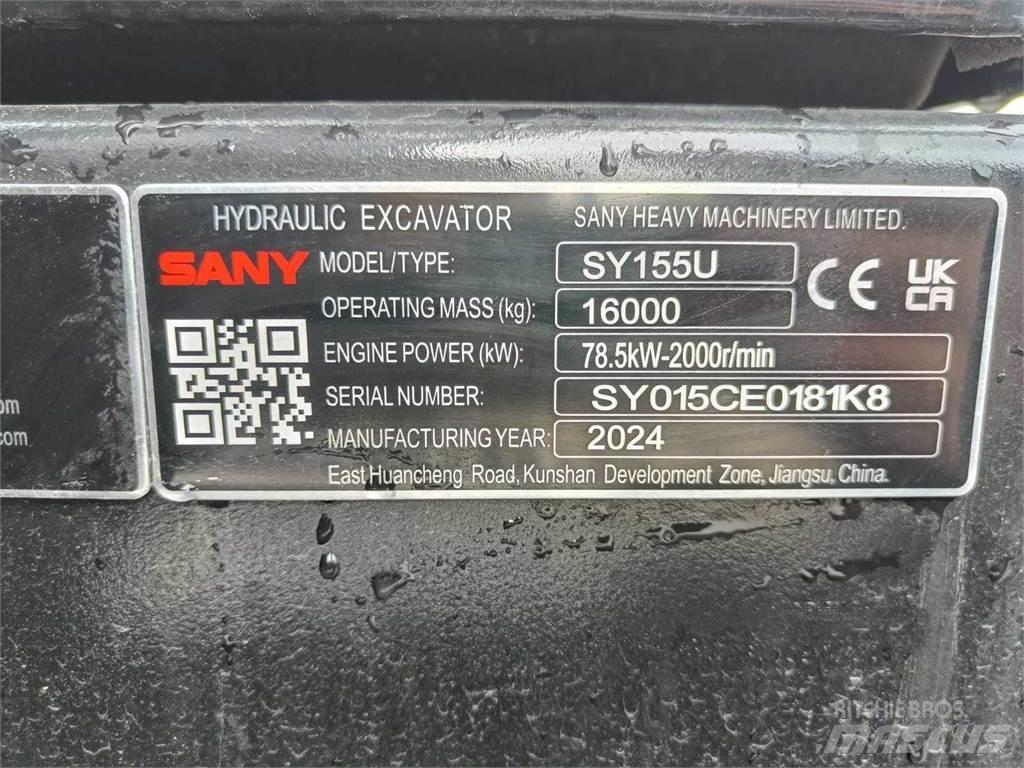 Sany SY155U 履带挖掘机