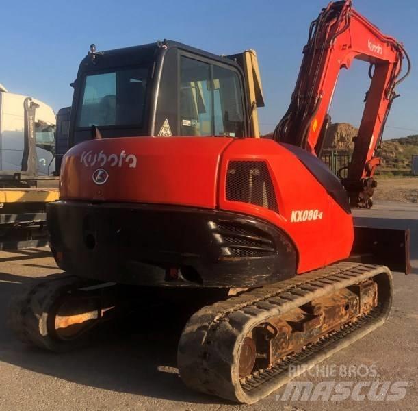 Kubota KX 080-4 中型挖掘机