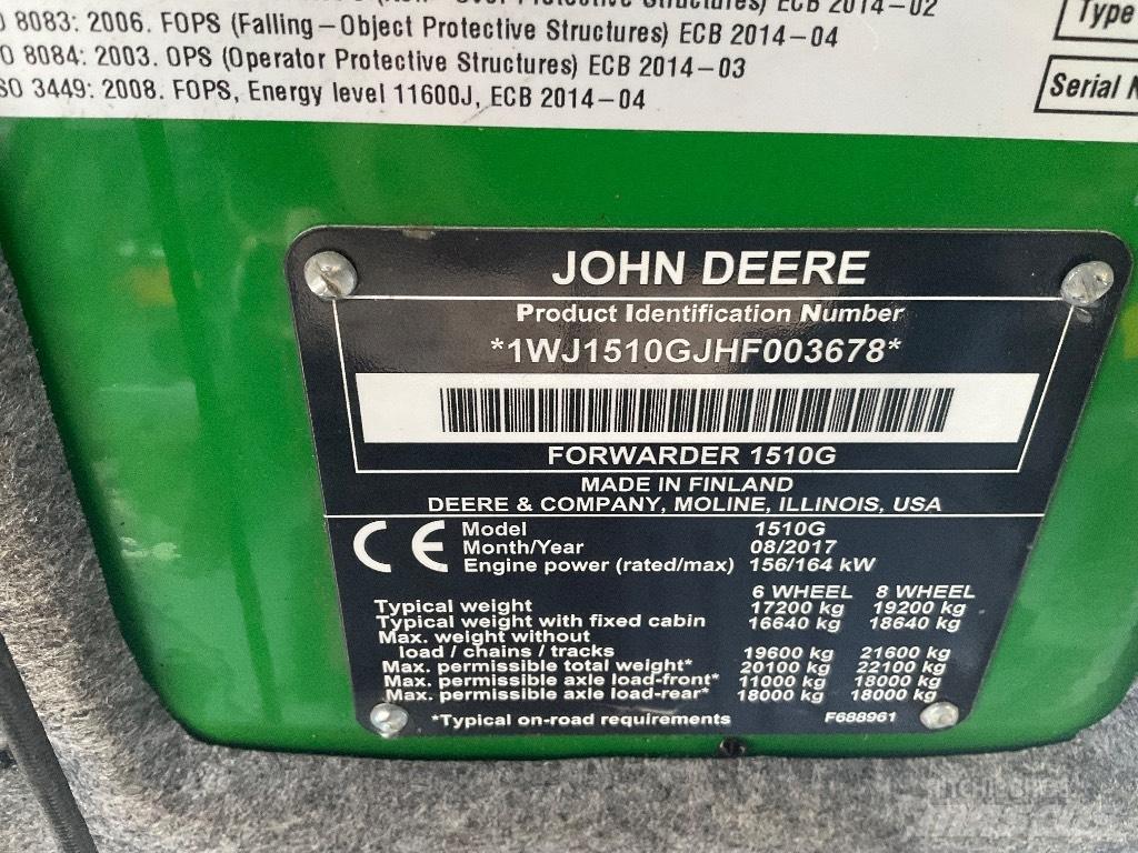 John Deere 1510G 集运机