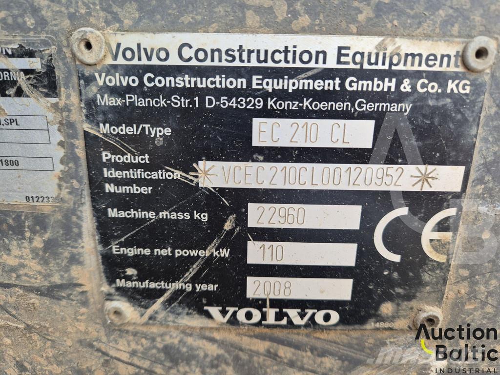 Volvo EC 210 C L 履带挖掘机