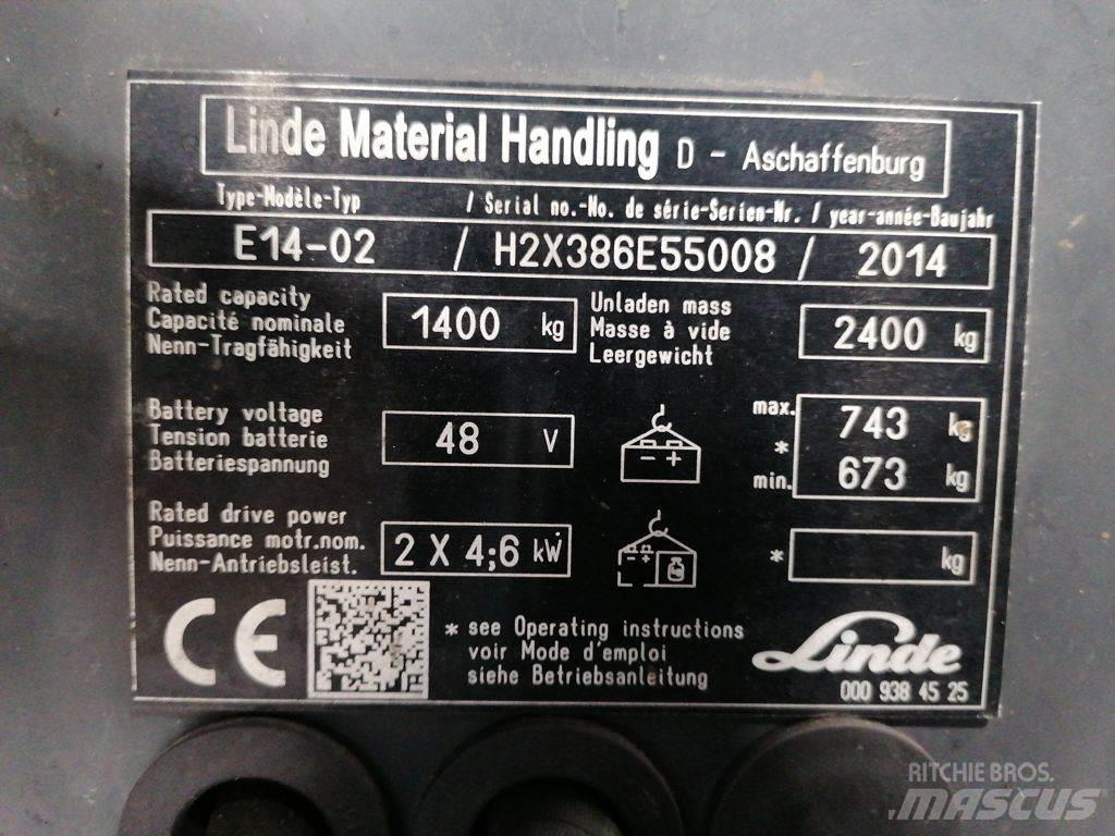 Linde E14-02 电动叉车
