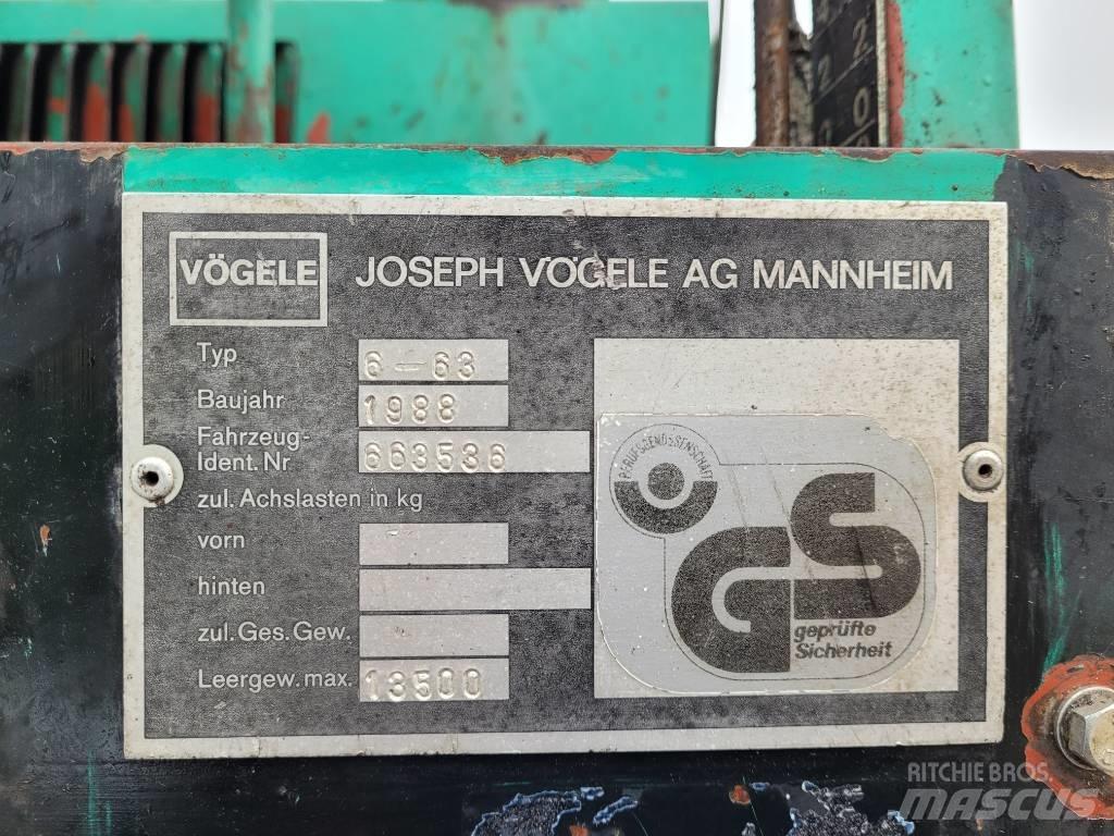 Vögele Super 1500 沥青摊铺机