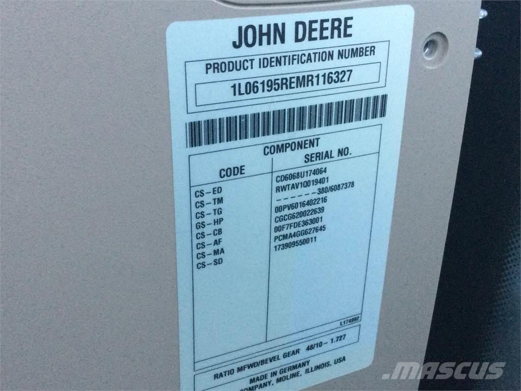 John Deere 6195R 拖拉机/农用车