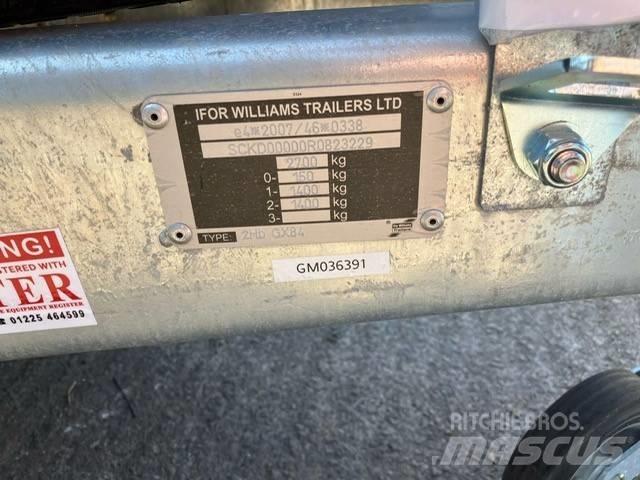 Ifor Williams GX 84 平板拖车