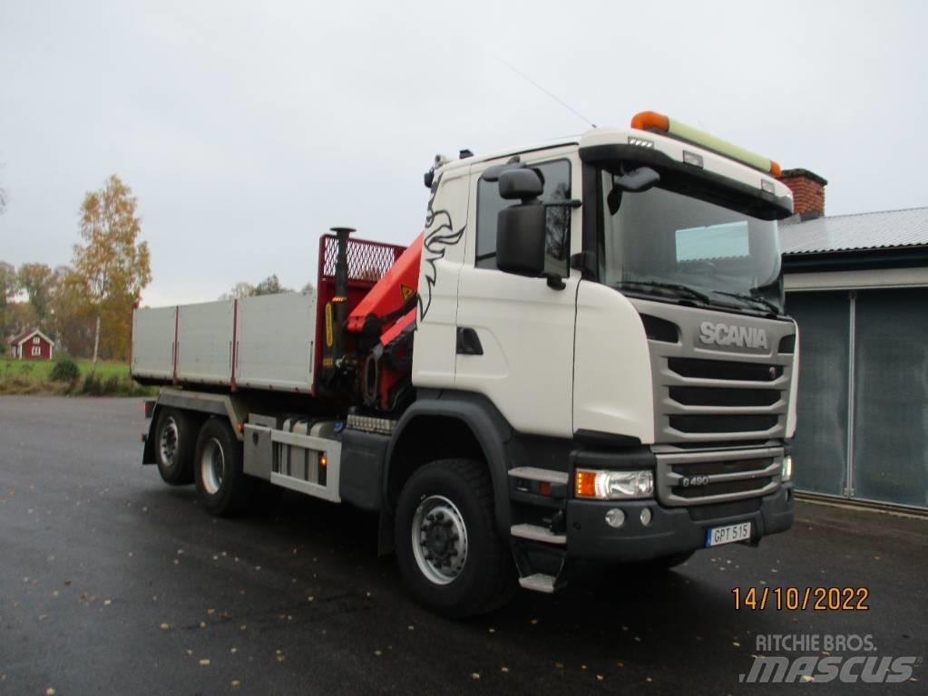 Scania G490cb6x4*4 起重车