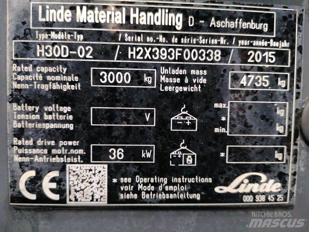 Linde H30D-02 柴油叉车