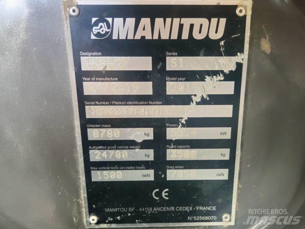Manitou MT 1335 伸缩臂叉装车|叉装车