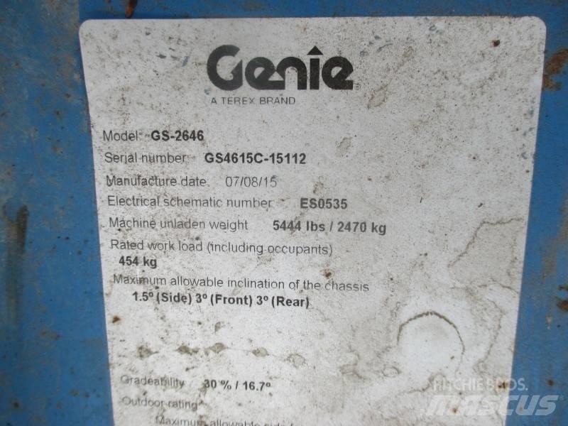 Genie GS 2646 剪叉式升降机