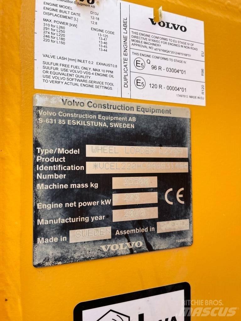 Volvo L220H 轮式装载机