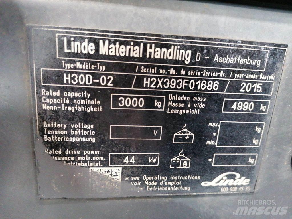Linde H30D-02 柴油叉车