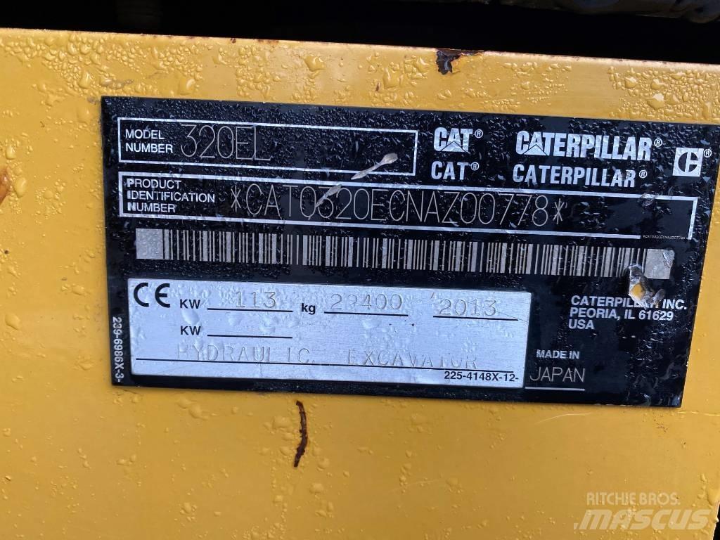 CAT 320 EL 履带挖掘机