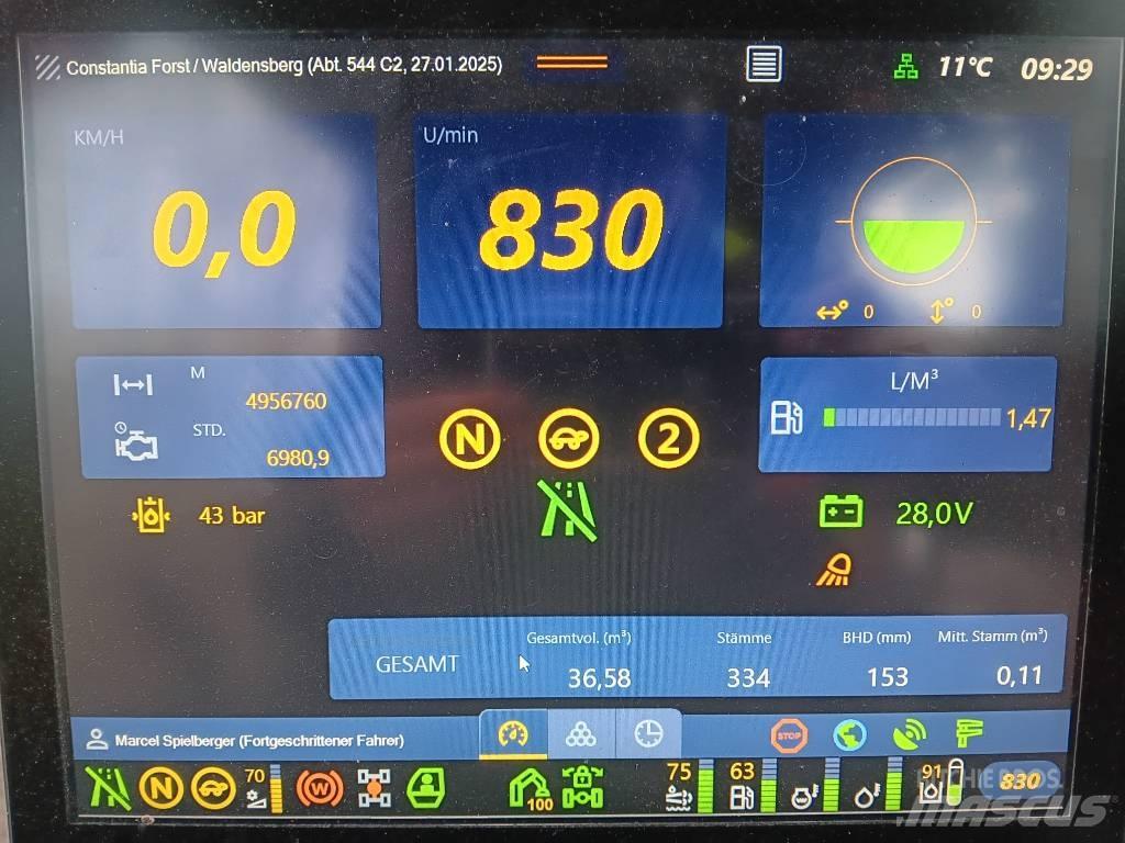 Komatsu 901 XC 收割机