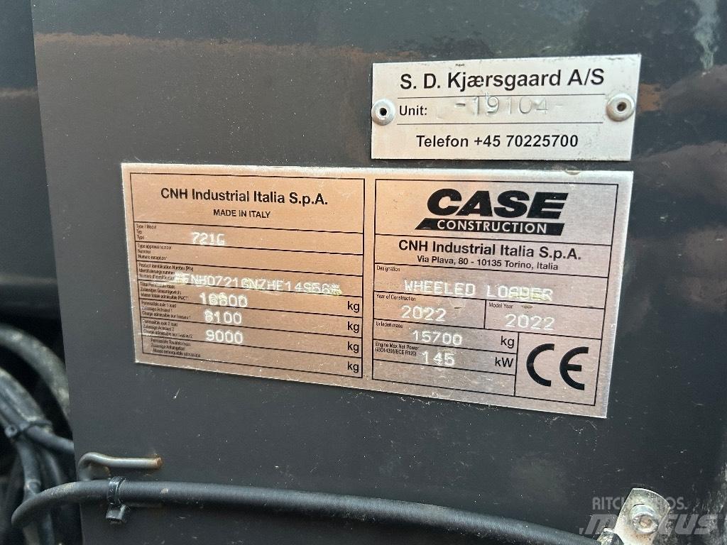 CASE 721G 轮式装载机