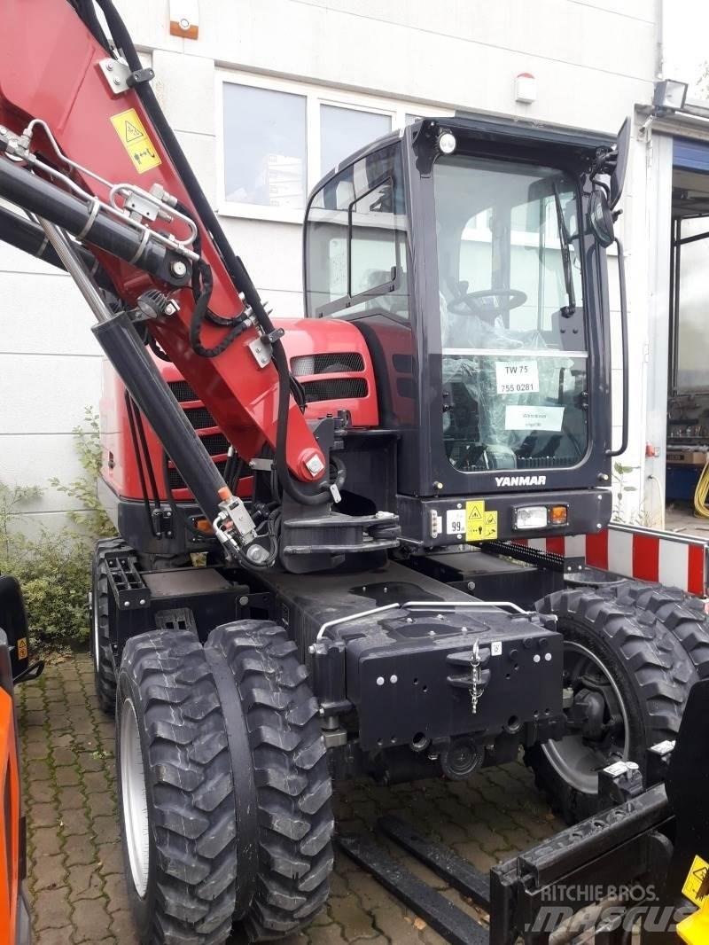 Yanmar B75W 轮式挖掘机