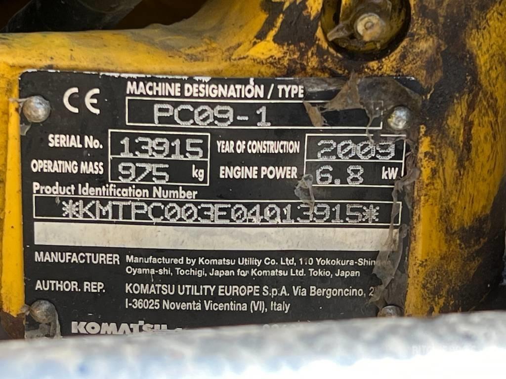 Komatsu PC 09-1 小型挖掘机