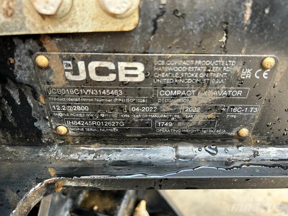 JCB 16C-1 小型挖掘机