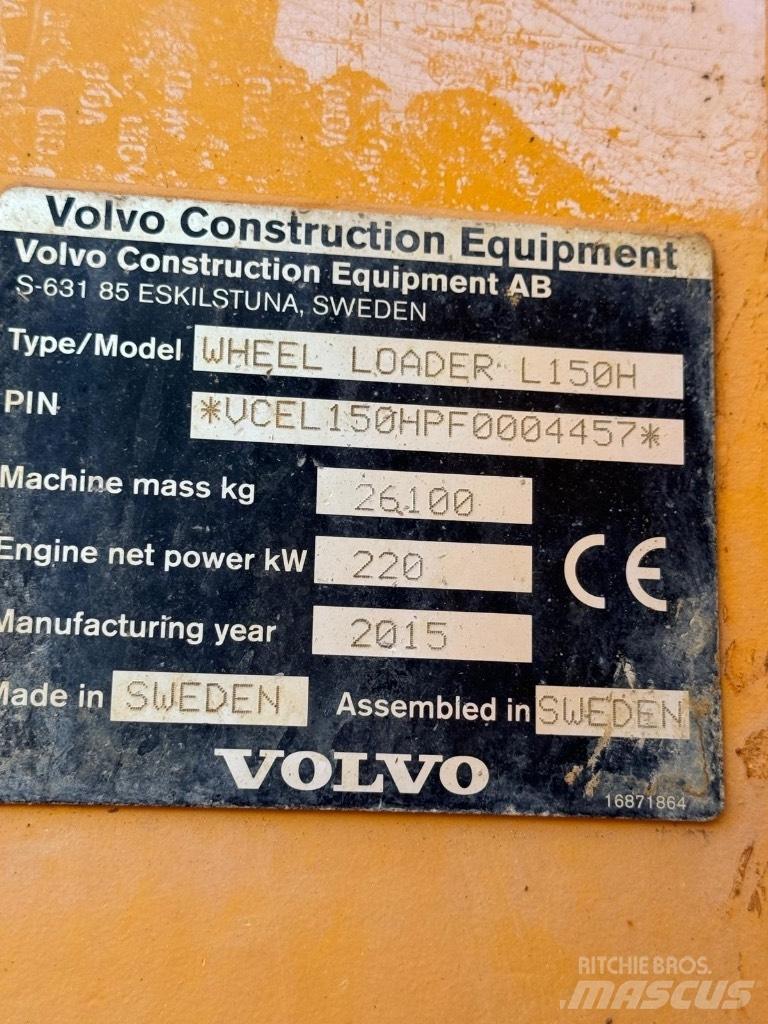 Volvo L 150 H 轮式装载机