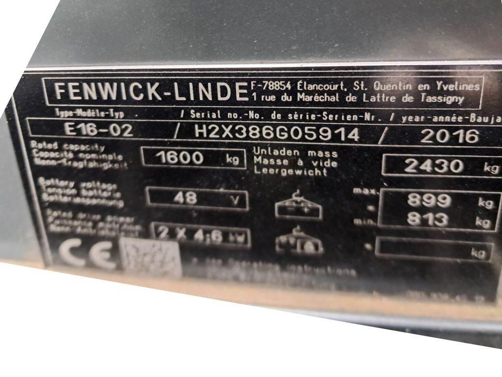 Linde E16-02 电动叉车