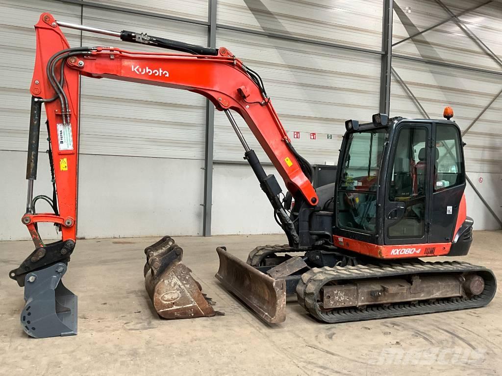 Kubota KX 080-4 中型挖掘机