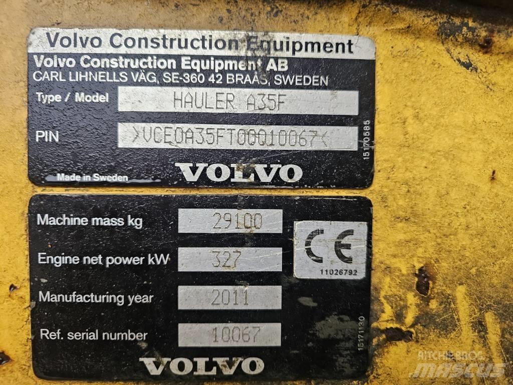 Volvo A 35 F 铰接式自卸车