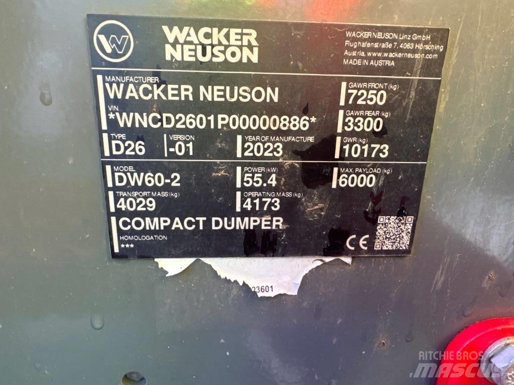 Wacker Neuson DW60-2 翻斗车\公路型自卸车