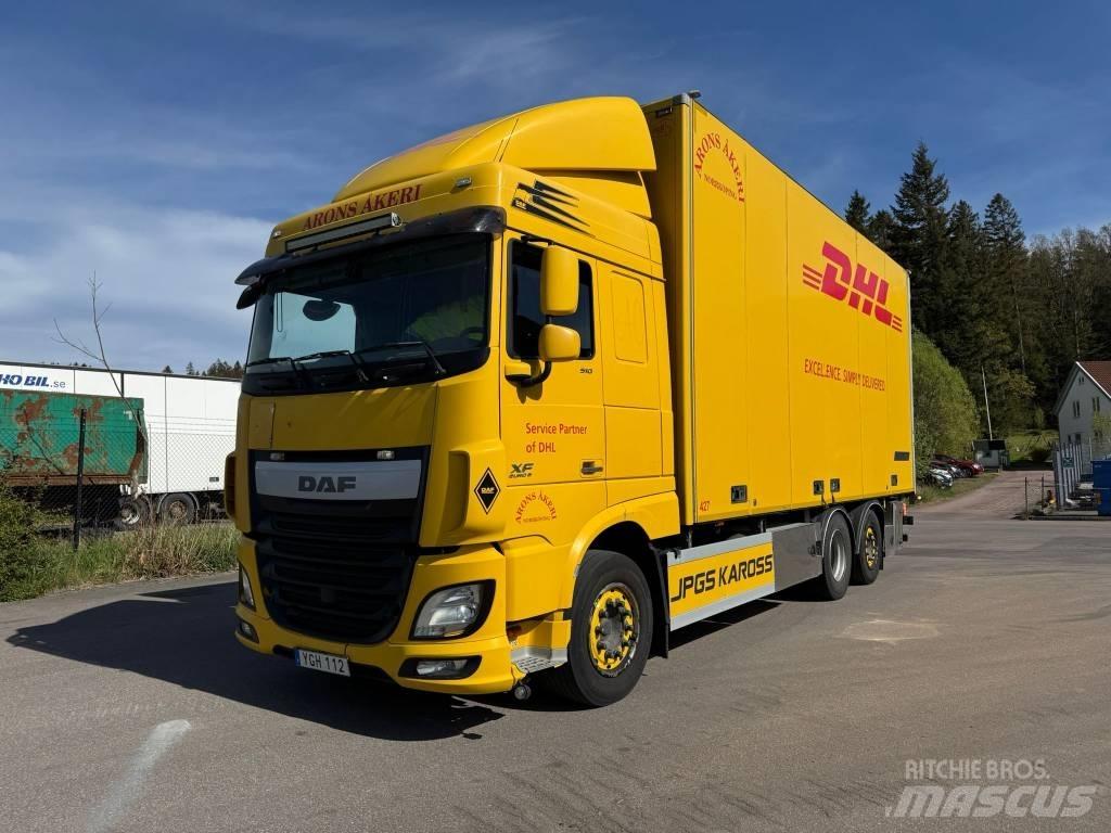 DAF XF 510 厢式货车