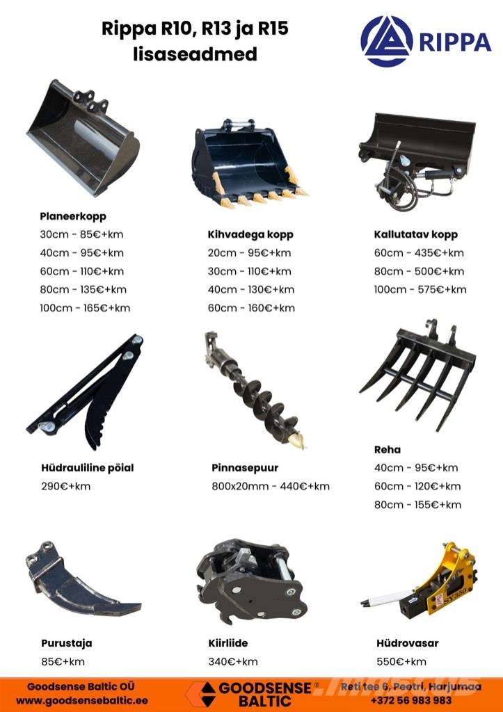 Rippa R18 Pro 小型挖掘机