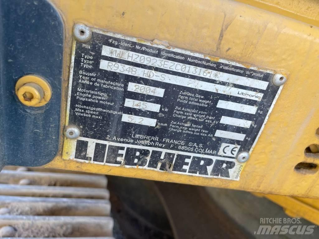 Liebherr R 934 B 履带挖掘机