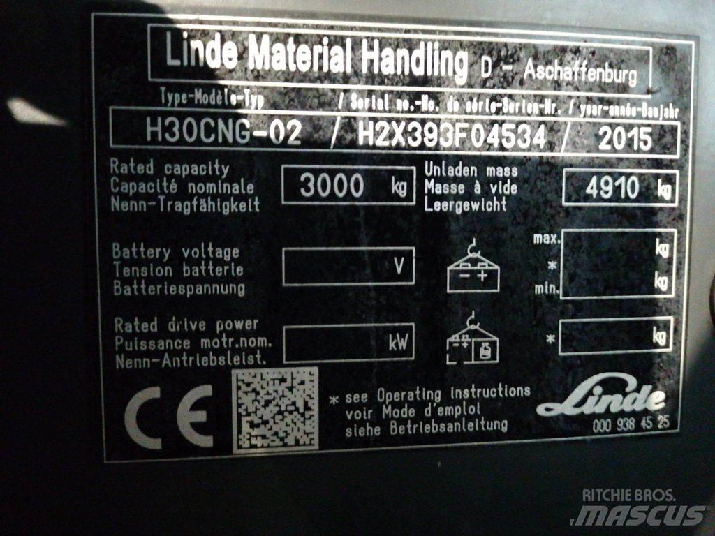 Linde H30TCNG-02 天然气叉车