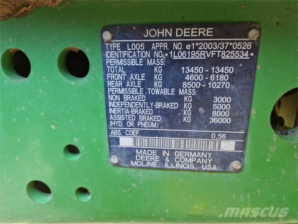 John Deere 6195R 拖拉机/农用车