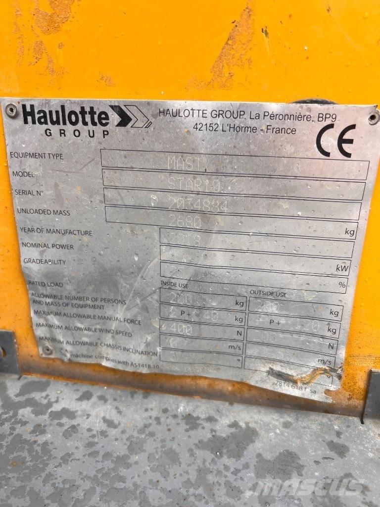 Haulotte Star 10 直臂高空工作平台