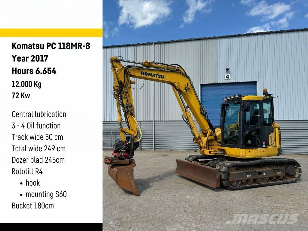 Komatsu PC 118 MR-8 履带挖掘机